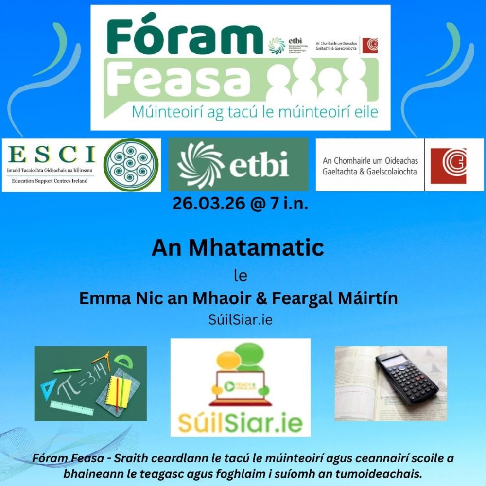 ESCI-Fóram Feasa – An Mhatamaitic (2) 